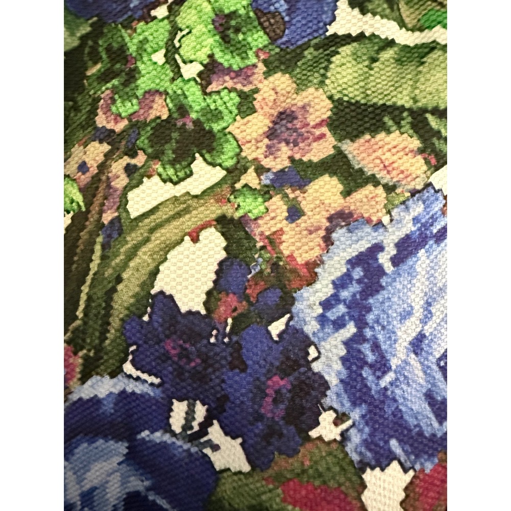 Darling London Floral Tapestry Jacquard Sheath Dress Blue Green Purple Sz S - Picture 4 of 4